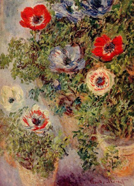 Claude Monet Still Life with Anemones china oil painting image